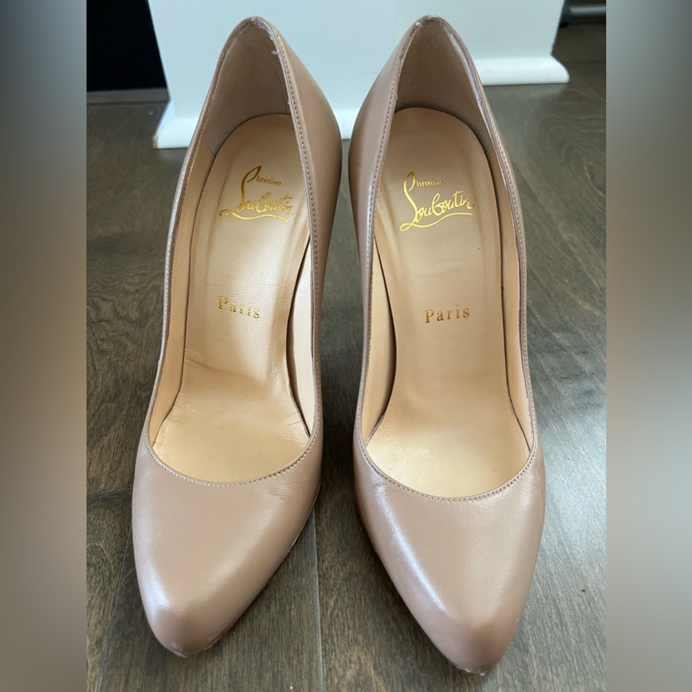 Authentic Christian Louboutin Nude Pumps